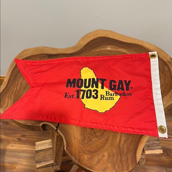 Mount Gay Barbados Rum Red Boat Flag - Picture 2 of 3